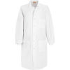 Red Kap&#174; Unisex Specialized Cuffed Lab Coat W/Outside Pocket, White, Poly/Combed Cotton, 4XL