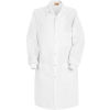 Red Kap&#174; Unisex Specialized Cuffed Lab Coat W/Inside Pocket, White, Poly/Combed Cotton, 3XL