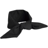 Chef Designs Neckerchief, Black, Polyester/Cotton, 40" x 20"