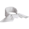 Chef Designs Neckerchief, White, Polyester/Cotton, 40" x 20"