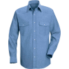 Red Kap® Men's Deluxe Western Style Shirt Long-M SC14-SC14LBLNM