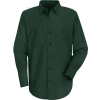 Red Kap® Men's Wrinkle-Resistant Cotton Work Shirt Long Sleeve Regular-L Spruce Green SC30