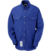 EXCEL FR® ComforTouch® FR Dress Uniform Shirt SLU2, Royal Blue, Size XXL Regular