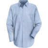 Red Kap® Men's Industrial Stripe Work Shirt Long Sleeve GM Blue/White Stripe Regular-3XL SP10