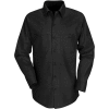 Red Kap® Men's Industrial Work Shirt Long Sleeve Black Regular-2XL SP14