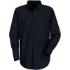 Red Kap® Men's Durastripe Work Shirt Navy/Light Blue Twin Stripe Regular-XL SP14-SP14NLRGXL