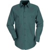 Red Kap® Men's Industrial Work Shirt Long Sleeve Spruce Green Regular-3XL SP14