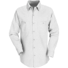 Red Kap® Men's Industrial Work Shirt Long Sleeve White Regular-2XL SP14