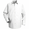 Red Kap® Men's Specialized Pocketless Polyester Work Shirt Long Sleeve White Regular-3XL SP16