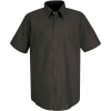 Red Kap® Men's Industrial Work Shirt Short Sleeve Charcoal S SP24