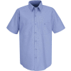 Red Kap® Men's Industrial Work Shirt Short Sleeve Light Blue S SP24