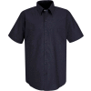 Red Kap® Men's Industrial Work Shirt Short Sleeve Navy Long-2XL SP24