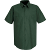 Red Kap® Men's Industrial Work Shirt Short Sleeve Spruce Green 3XL SP24