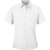 Red Kap® Men's Specialized Pocketless Polyester Work Shirt Short Sleeve White 4XL SP25