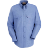 Red Kap® Men's Solid Dress Uniform Shirt Long Sleeve Petrol Blue M-323 SP50