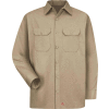 Red Kap® Men's Utility Uniform Shirt Long Sleeve Khaki Regular-M ST52