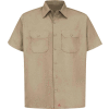 Red Kap® Men's Utility Uniform Shirt Short Sleeve Khaki 4XL ST62