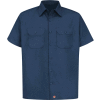 Red Kap® Men's Utility Uniform Shirt Short Sleeve Navy 3XL ST62