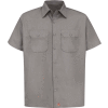 Red Kap® Men's Utility Uniform Shirt Short Sleeve Silver M ST62