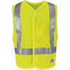 Hi-Visibility Flame Resistant Mesh Safety Vest VMV8, ANSI Class 2, Yellow/Green, Size 4XL/5XL