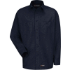 Wrangler® Men's Canvas Long Sleeve Work Shirt Navy Regular-XL-WS10NVRGXL