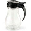 Vollrath® Polycarbonate Jar, 1412-06, 10 Oz. Capacity, W/ Black Top - Pkg Qty 12