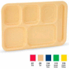 Vollrath® Traex ABS School Compartment Trays, 2615-104, Bright Blue, 14-1/2" X 10" - Pkg Qty 24