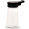 Vollrath, 322-06 - Salt & Pepper Shaker, Polycarbonate, Black, Flip Top, 2 Oz. - Pkg Qty 72