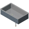 Non Refrigerated Cold Pan 2 Pan Drop-In