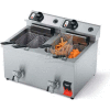Vollrath, Cayenne Dual Countertop 15 Lb. Medium Duty Electric Fryers, 40710, W/ Drain, 2 X 15 Lb.