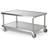 Vollrath® Heavy Duty Mobile Stand, 4087948, Stainless Steel, 48" X 30" X 24"