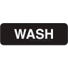 Vollrath® Wash Sign, 4526, 3" X 9"