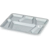 Vollrath® 47252 - Six-Compartment Stainless Steel Tray - Pkg Qty 24