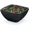 Vollrath® Square Insulated Serving Bowls, 4763260, 1.8 Quart, Black Black - Pkg Qty 12