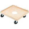 Vollrath® Plastic Rack Dolly W/ 2 Swivel & 2 Fixed Casters, 52292, 20" X 20", 200 Lb. Capacity