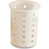 Vollrath, Traex Plastic Flatware Cylinder Storage System, 52642, 3-1/2" Diameter, White - Pkg Qty 12