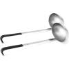 Vollrath® 8 Oz. Oval Ladle With Black Handle - Pkg Qty 12