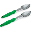 Solid Green Ergo Grip Spoon - Pkg Qty 12