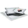 Vollrath® Stainless Steel Square Serving Tray - 18-1/2"L X 18-1/2"W - Pkg Qty 3