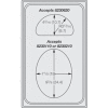 Vollrath® Miramar™ Night Sky Single Template - Oval and 1/2 Oval