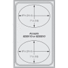 Miramar™ Night Sky Single Template - Two Small Ovals