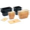 1/4 Super Pan 3® Pan 100mm, 4" - Black - Pkg Qty 6