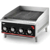 Vollrath® Cayenne 24" Radiant/Lava Rock Charbroilers, 924CG, 4 Burner, 80000 BTU