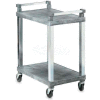 Vollrath® Open Utility Cart w/2 Shelves, 200 lb. Capacity, 30-1/2"L x 18-1/2"W x 36"H, Gray