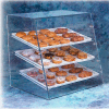 Acry Fab, Angled Bakery Case, LBC, Large, Front & Rear Doors