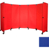 Portable Mobile Room Divider, MP10S (4') Blue