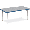 Virco® 482448LO Activity Table w/ Short Adj. Legs, 24" x 48", Gray Frame/Gray Top