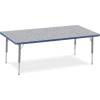 Virco® 483060LO Activity Table w/ Short Adj. Legs, 30" x 60", Gray Frame/Gray Top