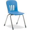 Virco® N918 The Metaphor® Stacking Chair 18", Blue With Chrome - Pkg Qty 4
