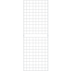 2' x 6' - Portable Wire Grid Wall Panel - Semi-Gloss White